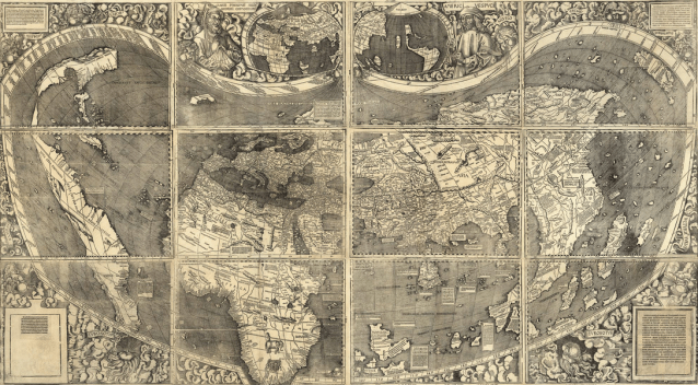 Universalis Cosmographia 1507 http://www.learnnc.org/lp/multimedia/6969